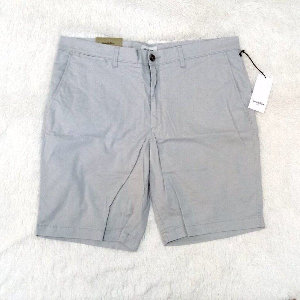 Men's Flat-Front Linden Shorts (Size 38 / 10" Inseam) "LIGHT GRAY" ~ NEW!!! - Picture 2 of 7